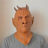 Red Eye Devil Head Mask Rubber Latex Animal Costume Full head Mask Halloween Cos