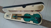 Student Acoustic Violin Size 1/4 Maple Spruce with Case Bow Rosin Green Color