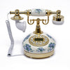Vintage Dail Knopf Telefon Chinesisch Procelain Stil Altmodische Kopfhörer Tele