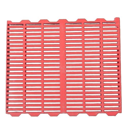 Red Piglet Pig Plastic Floor Board Dung Mesh 60x70