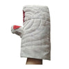 Un Par Trabajo Protección Lona Algodón Puro Guantes Resistente Al Calor 25cm