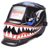 Skull Auto Darkening Welding Helmet to wear long time with Deadly Teeth Graphics