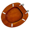 Solid Wood No Slow Descent Toilet Seat