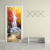 Door Sticker New 3D DIY PVC Waterproof  Door Wall Mural Waterfalls qd040