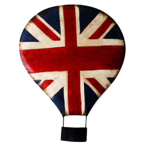 Mediterranean Decoration UK Flag Fire Balloon Wall Hanging