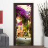 New 3D DIY PVC Waterproof  Door Wall Sticker Small Twon qd005