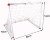 Soccer Goal & Ball Set Air Pump Portable Indoor Outdoor Futbol Child Big Size