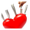 Heart Shape Kitchen Knife Rack