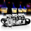 SIZE S SHAPED Bullet CUP Acrylic  HOLDER  Frame Wooden Bezel Cocktail Cup