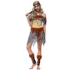 Halloween Indien Sauvage Femme Imprimé Léopard Déguisement