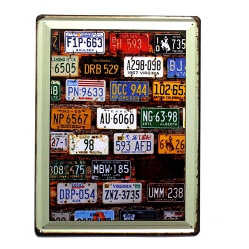 America Village Iron Bar Vintage Wall Hanging Decoration   18