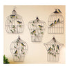 Modern Iron Bird Cage Wall Hanging Decoration   A