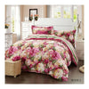 Lit Housse de Couette Bâche 4pc Set Gamme Coton 100% 024