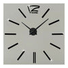 Wanduhr 3d Acryl Kleben Super Groß Wohnzimmer Schwarz