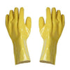 Un Par Trabajo Protección PVC Algodón Toallita Guantes 028 28cm