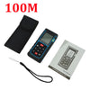 Digital Laser Distance Meter 100m Area Volume Pythagorean Measurer Range Finder