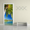 New 3D DIY PVC Waterproof  Door Wall Sticker Palm Trees qd033