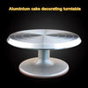 Décoration Gâteau Turntable 10-inch Alliage Aluminium Dérapage Plateau Rotatif