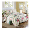 Bed Quilt Duvet Sheet Cover 4PC Set Upscale Cotton 100% 009