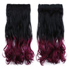24" 60cm Long Curly Braids Gradient Ramp  5 Cards hair extension