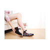 Embroidered Shoes High Heeled Shoes Square Dacne Manual Embroidery