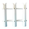 Plastic Tube Fishing Rod Holder Rack for Yacht with 3 Tubes