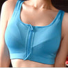 Shockproof sports bra running fitness wicking zip-front vest yoga aerobics bra