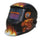 Solar Powered Auto Darkening Welding Helmet in Fierce Animal Print Graphic Desig