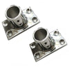 90 dregree Square Pipe Base Flat Bottom Yacht Marine 25mm