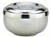 Acero Inoxidable Doble Cuenco con Tapa Bol Lindo Coreano para Arroz