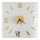 Roman Digit Acrylic Wall Clock Decoration   golden mirror