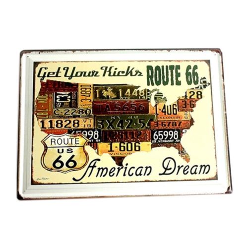 America Village Iron Bar Vintage Wall Hanging Decoration   4