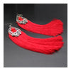 Long Earrings Tassel Fringe Vintage Bridal