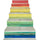 New 3D DIY PVC Waterproof  Stair Decals Wall  Floor Sticker  Rainbow Floor QS018