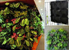 9 Pocket Green Vertical Garden Planter Wall-mounted Planting Flower Grow Bag