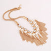 European Exaggerated Big Brand Ornament Environment-friendly Alloy Waterdrop Nec