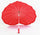 Fiber lace heart-shaped creative umbrella sunshade umbrella straight shank Art