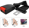 2X14" Universal Car Auto Seatbelt Safety Belt Extender Extension 7/8" Bucket