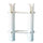 Plastic Tube Fishing Rod Holder Rack for Yacht with 2 Tubes