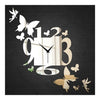 Wall Clock Wedding Room Living Room Silent Fairy and Butterfly