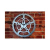 Metal Texture Three Dimensional Rivet Metal Gear Wall Clock European