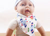Comfortable Bib Cute Cartoon Feeding Bibs Baby Bibs Triangular scarf Head Scarf