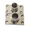 90 dregree Square Pipe Base Flat Bottom Yacht Marine 25mm