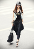 Women's Trendy Black Harem Baggy Pants Trousers