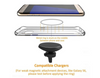 Wireless QI Car Charger Magnetic Air Vent Mount 2 in 1