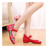 Old Beijing Cloth Shoes National Style Embroidered Shoes Square Dance Shoes Slip