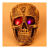 Tricky Toys Resin Glittery Skull Statue Human Skeleton Halloween   single skull
