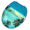 Coconut Tree MDF No Slow Descent Toilet Seat