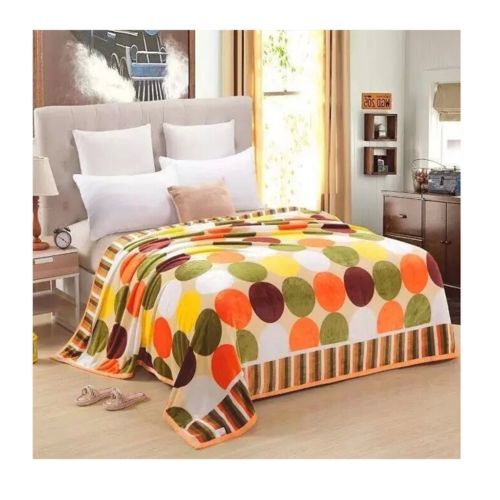 Two-side Blanket Bedding Throw Coral fleece Super Soft Warm Value 200cm 40