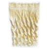 24" 60cm Long Colorful Straight Hair  5 Clips hair extenstion Curly Solid Color